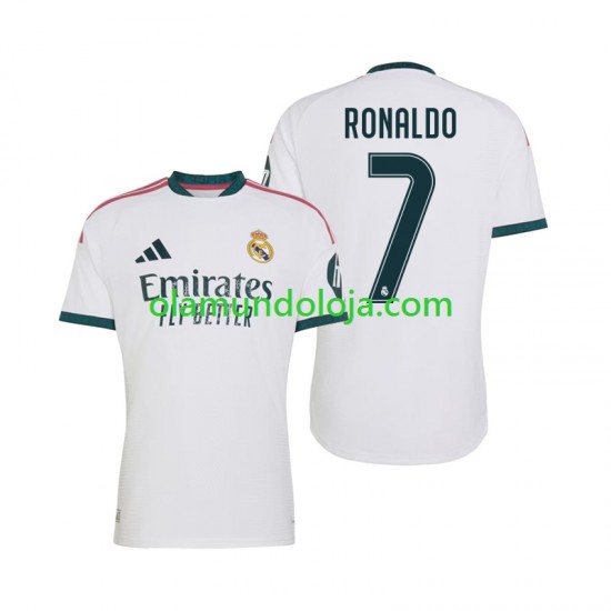 Camisola Real Madrid Cristiano Ronaldo 7 Homem Equipamento Primeiro 2026-2027 Manga Curta